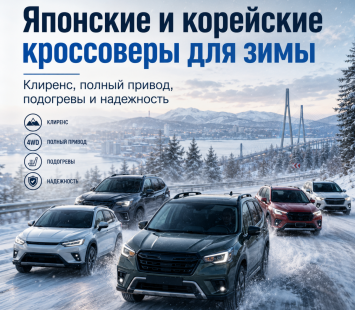 Лучшие японские и корейские кроссоверы для холодной зимы