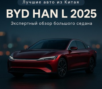 BYD Han L 2025: экспертный разбор большого седана из Китая