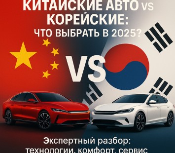Китайские и корейские автомобили 2025: экспертное сравнение и выбор