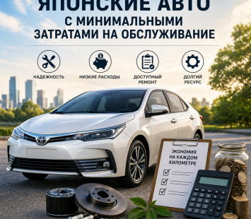 Лучшие японские автомобили с минимальными затратами на обслуживание