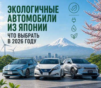 Экологичные и экономичные автомобили из Японии: что выбрать в 2026 году