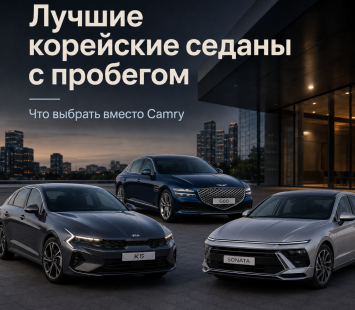Лучшие корейские седаны с пробегом: что выбрать вместо Camry