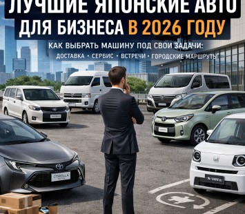 Топ японских авто для предпринимателей: лучшие машины для бизнеса
