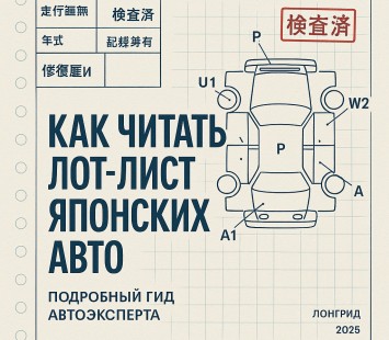 «Секретный язык аукционов Японии»: как правильно читать и расшифровывать лот-лист